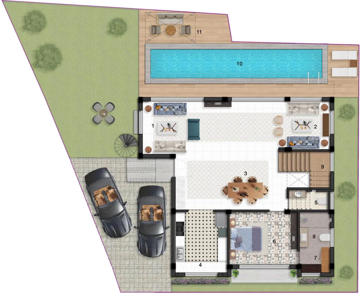 Emaar Grand Polo ground floor plan
